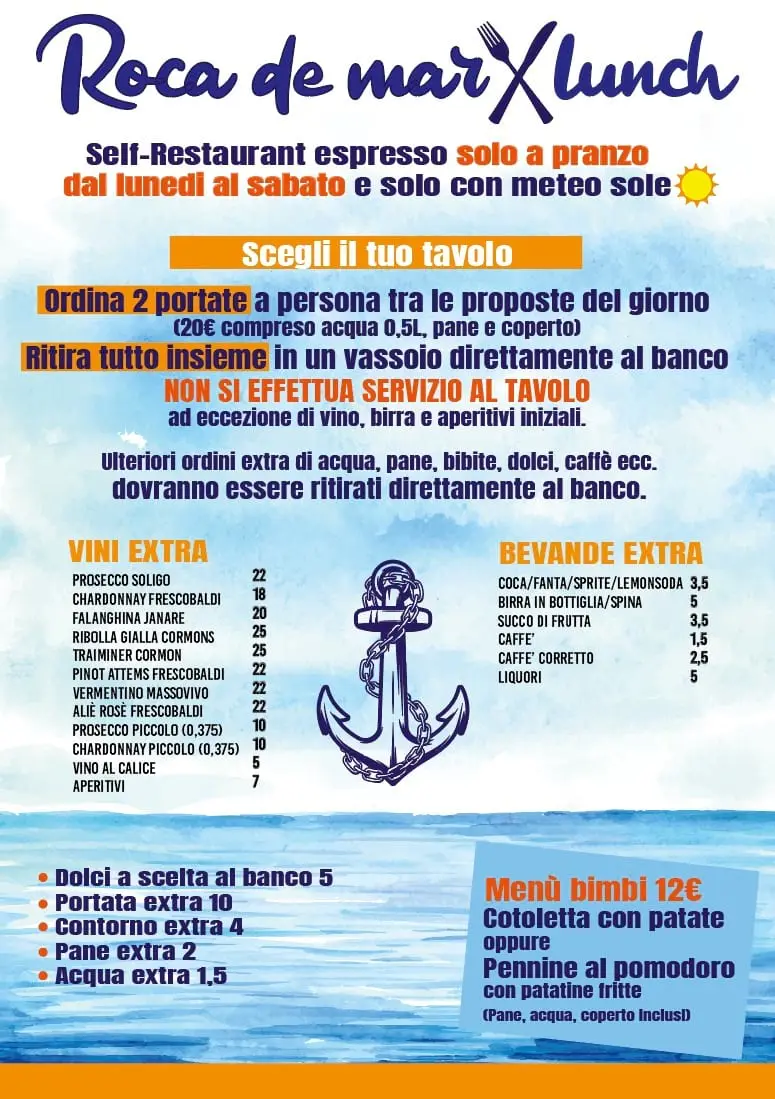 Ristorante Roca de Mar pranzo